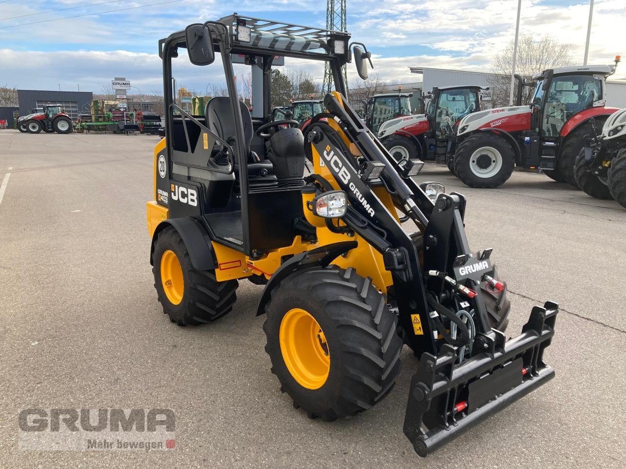 Hoflader des Typs JCB 403 AGRI Smart Power, Neumaschine in Friedberg-Derching (Bild 2)