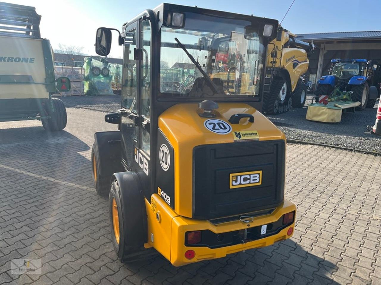 Hoflader Türe ait JCB 403 Agri Smart Power, Gebrauchtmaschine içinde Neuhof - Dorfborn (resim 4)