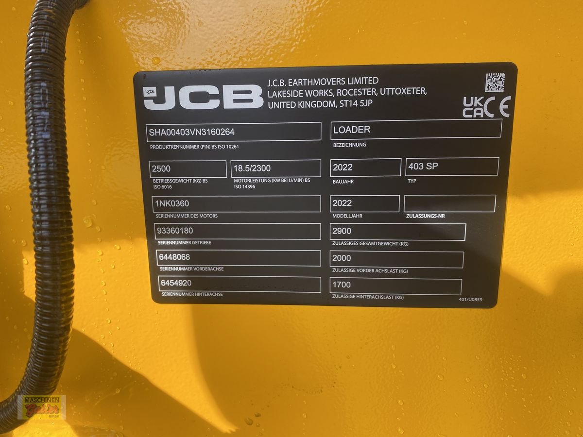 Hoflader a típus JCB 403 Agri, Vorführmaschine ekkor: Kötschach (Kép 24)