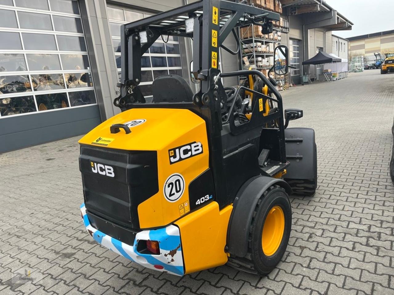 Hoflader za tip JCB 403 E Agri, Mietmaschine u Neuhof - Dorfborn (Slika 3)