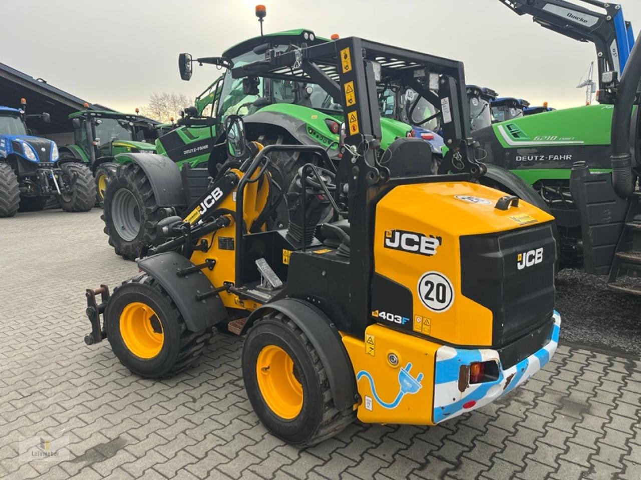 Hoflader za tip JCB 403 E Agri, Mietmaschine u Neuhof - Dorfborn (Slika 4)