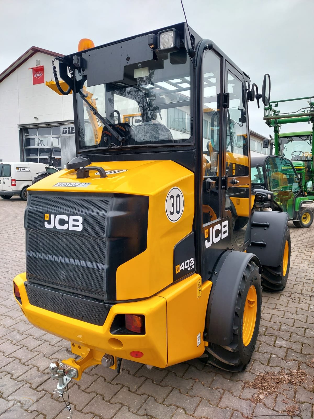 Hoflader des Typs JCB 403 Plus 50PS Kabine Vollausr., Neumaschine in Pegnitz (Bild 4)