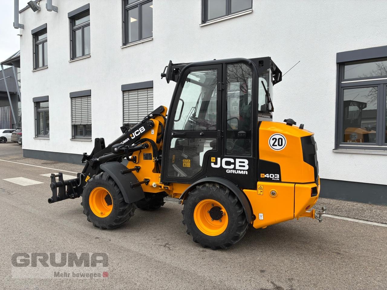 Hoflader del tipo JCB 403 PLUS AGRI HL, Neumaschine In Friedberg-Derching (Immagine 3)