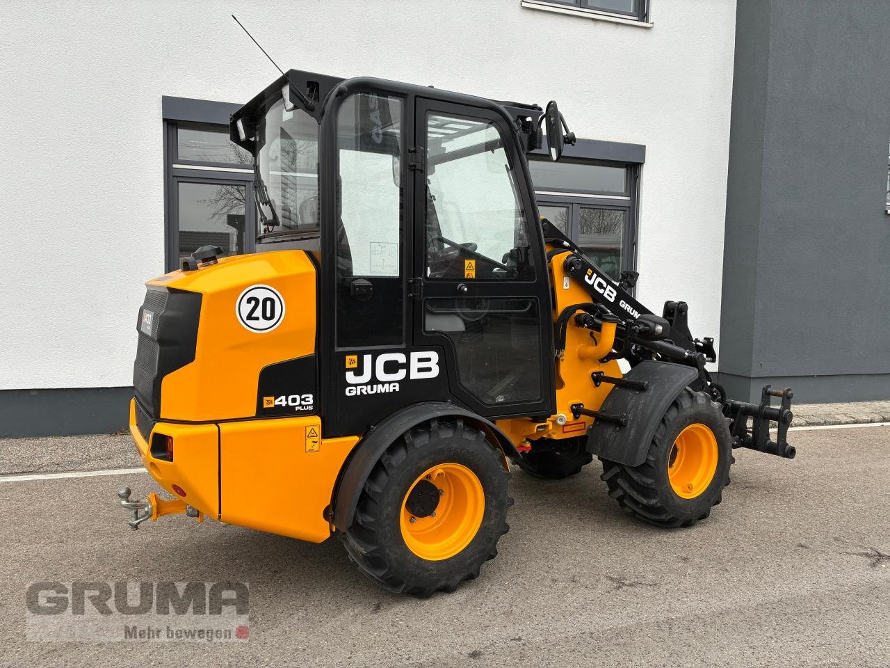 Hoflader del tipo JCB 403 PLUS AGRI HL, Neumaschine In Friedberg-Derching (Immagine 9)