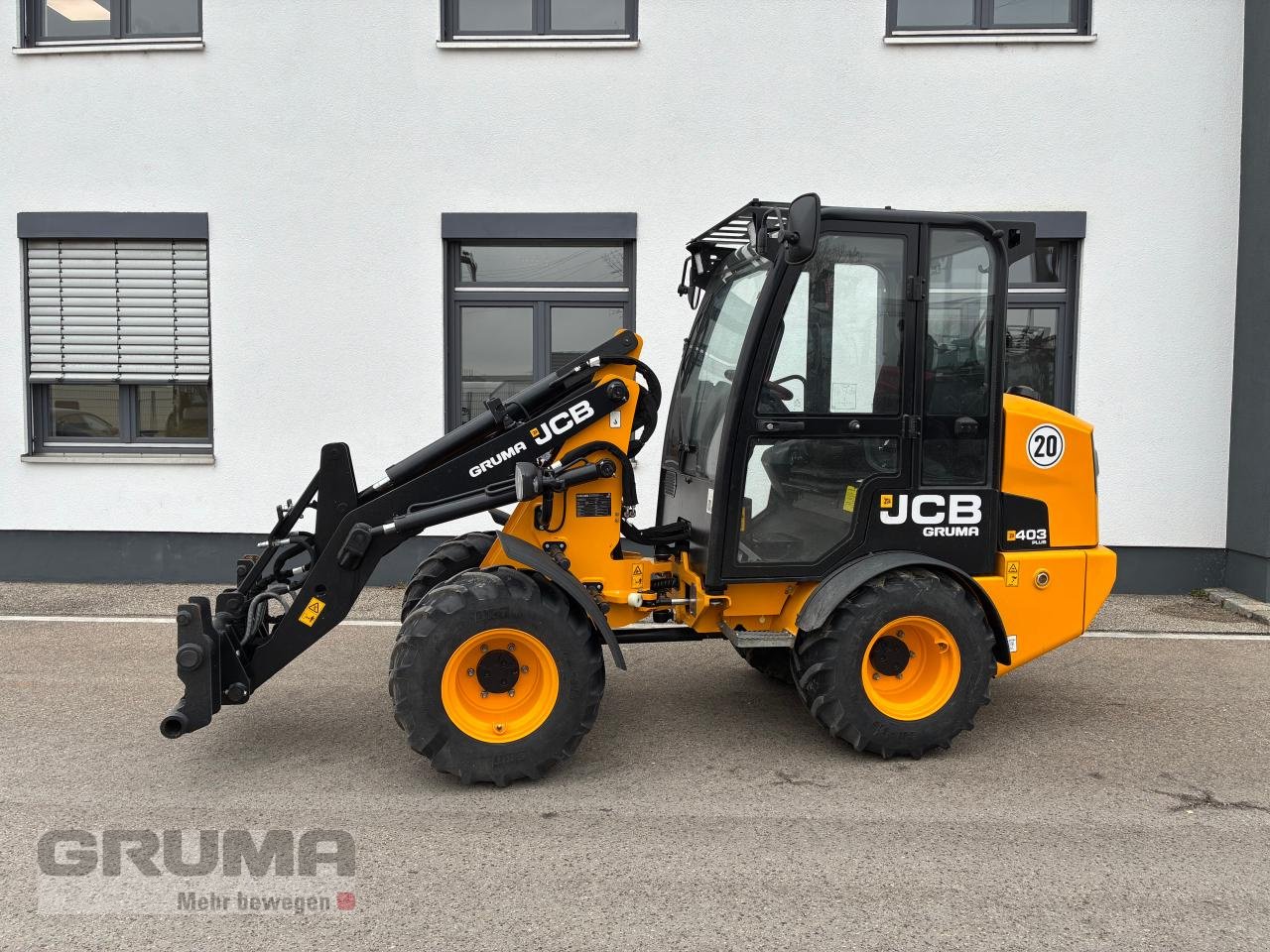 Hoflader del tipo JCB 403 PLUS AGRI HL, Neumaschine In Friedberg-Derching (Immagine 2)