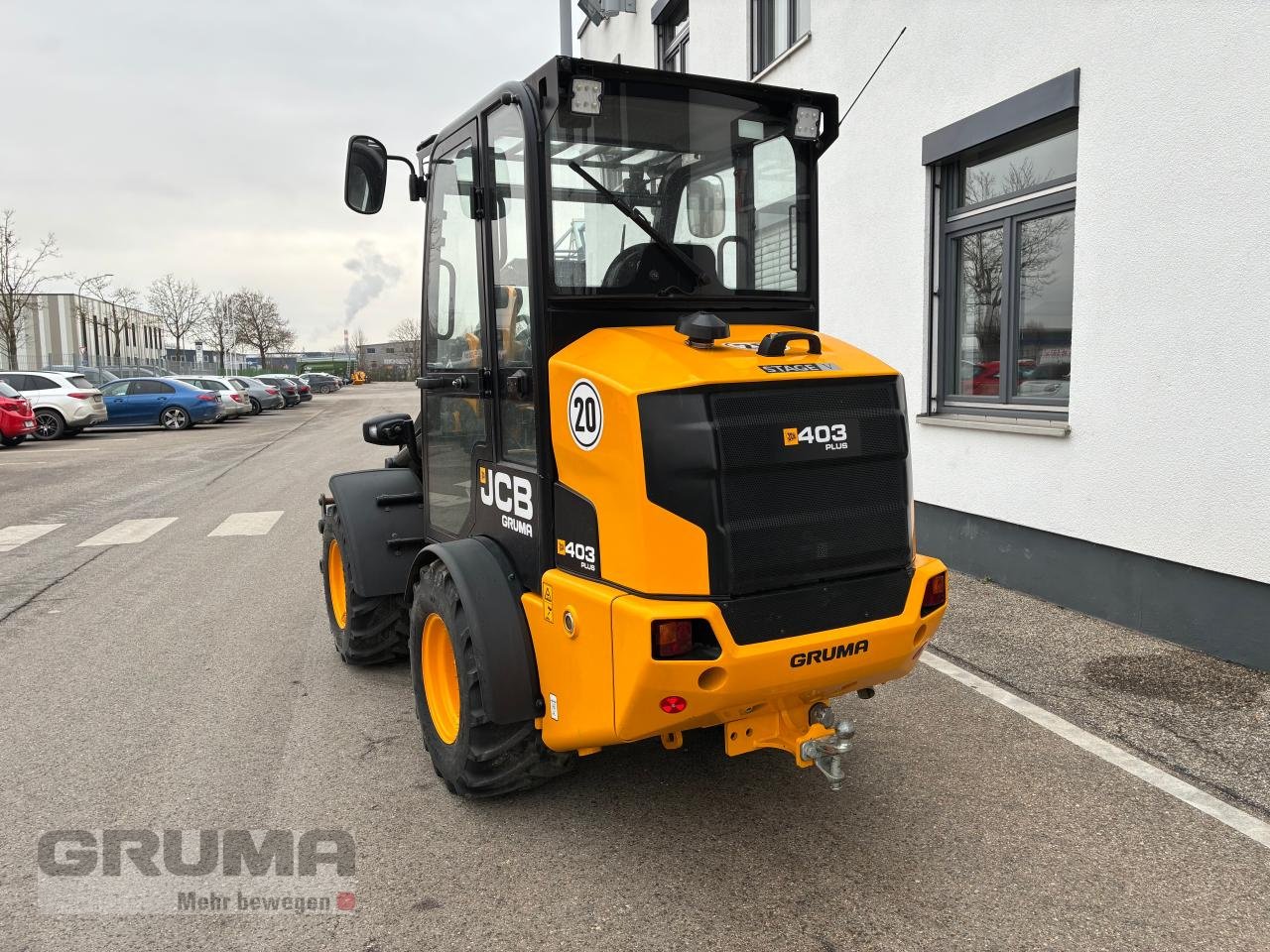 Hoflader del tipo JCB 403 PLUS AGRI HL, Neumaschine In Friedberg-Derching (Immagine 4)