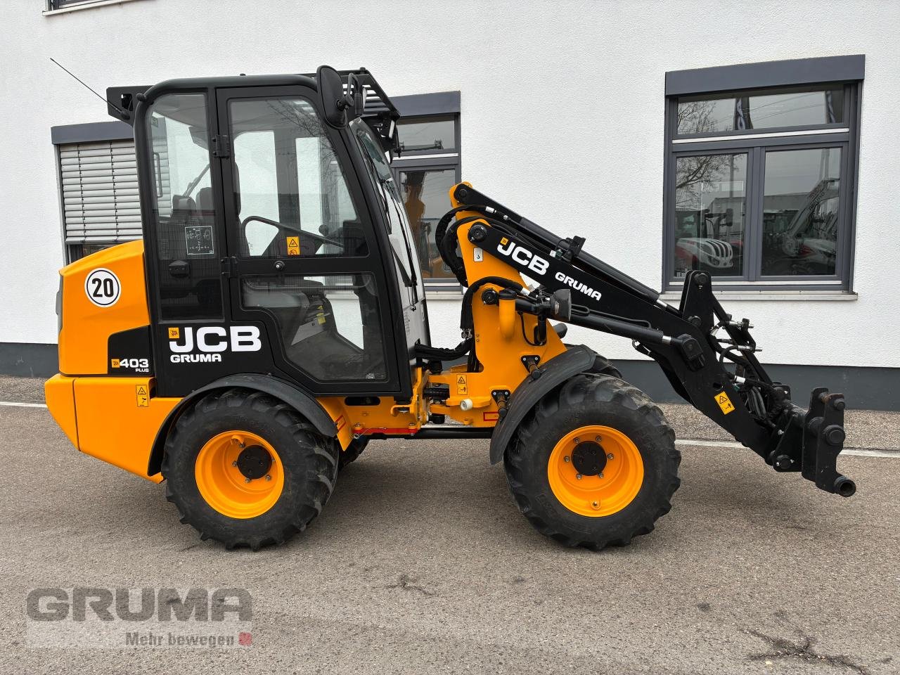Hoflader del tipo JCB 403 PLUS AGRI HL, Neumaschine In Friedberg-Derching (Immagine 10)