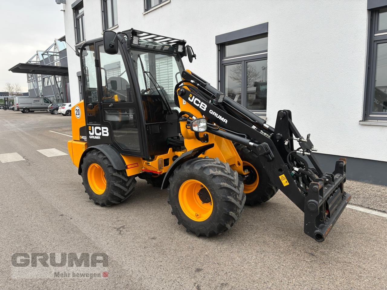 Hoflader del tipo JCB 403 PLUS AGRI HL, Neumaschine In Friedberg-Derching (Immagine 11)