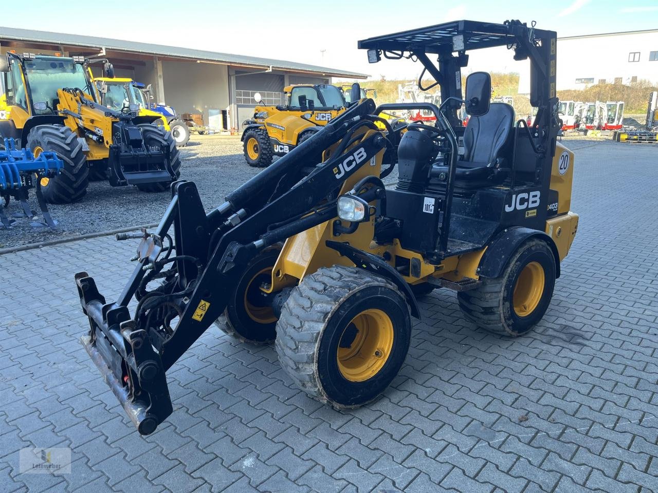 Hoflader typu JCB 403 PLUS Agri, Neumaschine v Neuhof - Dorfborn (Obrázek 2)