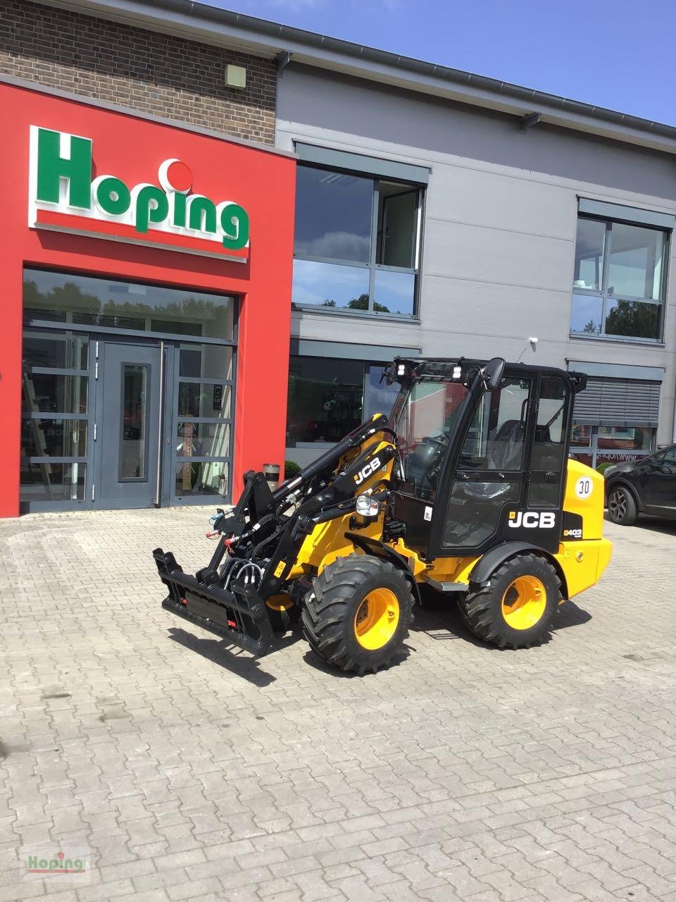 Hoflader del tipo JCB 403 Plus Kabine, Vorführmaschine In Bakum (Immagine 1)
