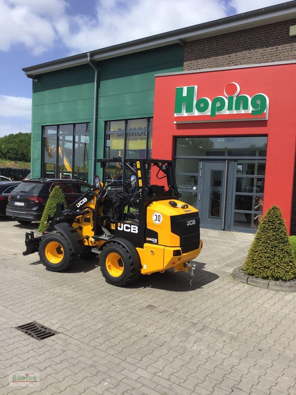 Hoflader a típus JCB 403 Plus Klappdach, Vorführmaschine ekkor: Bakum (Kép 2)