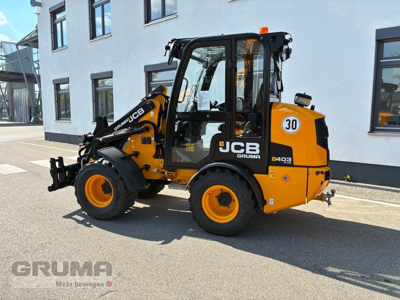 Hoflader Türe ait JCB 403 Plus, Gebrauchtmaschine içinde Friedberg-Derching (resim 4)