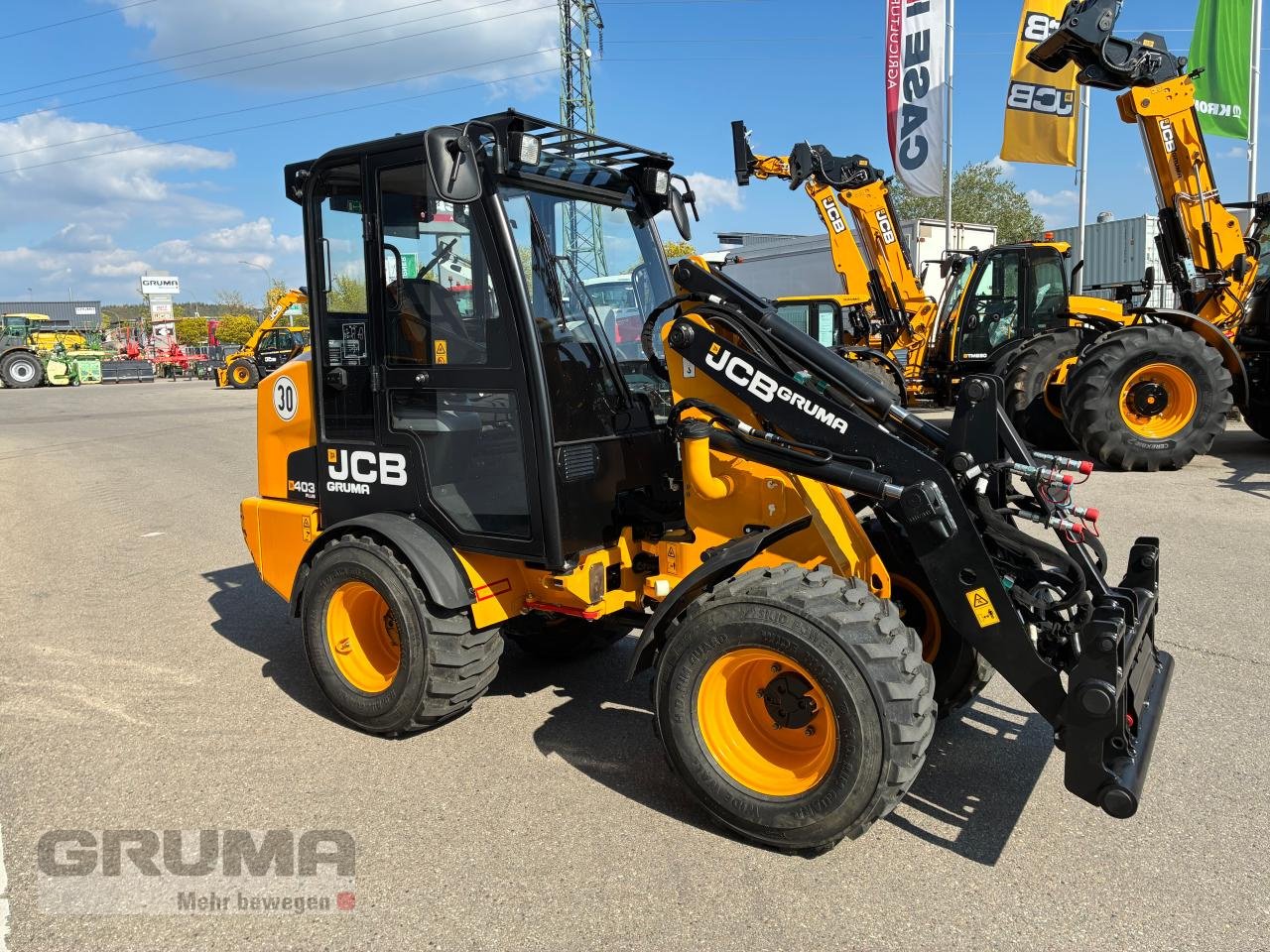 Hoflader Türe ait JCB 403 Plus, Gebrauchtmaschine içinde Friedberg-Derching (resim 10)