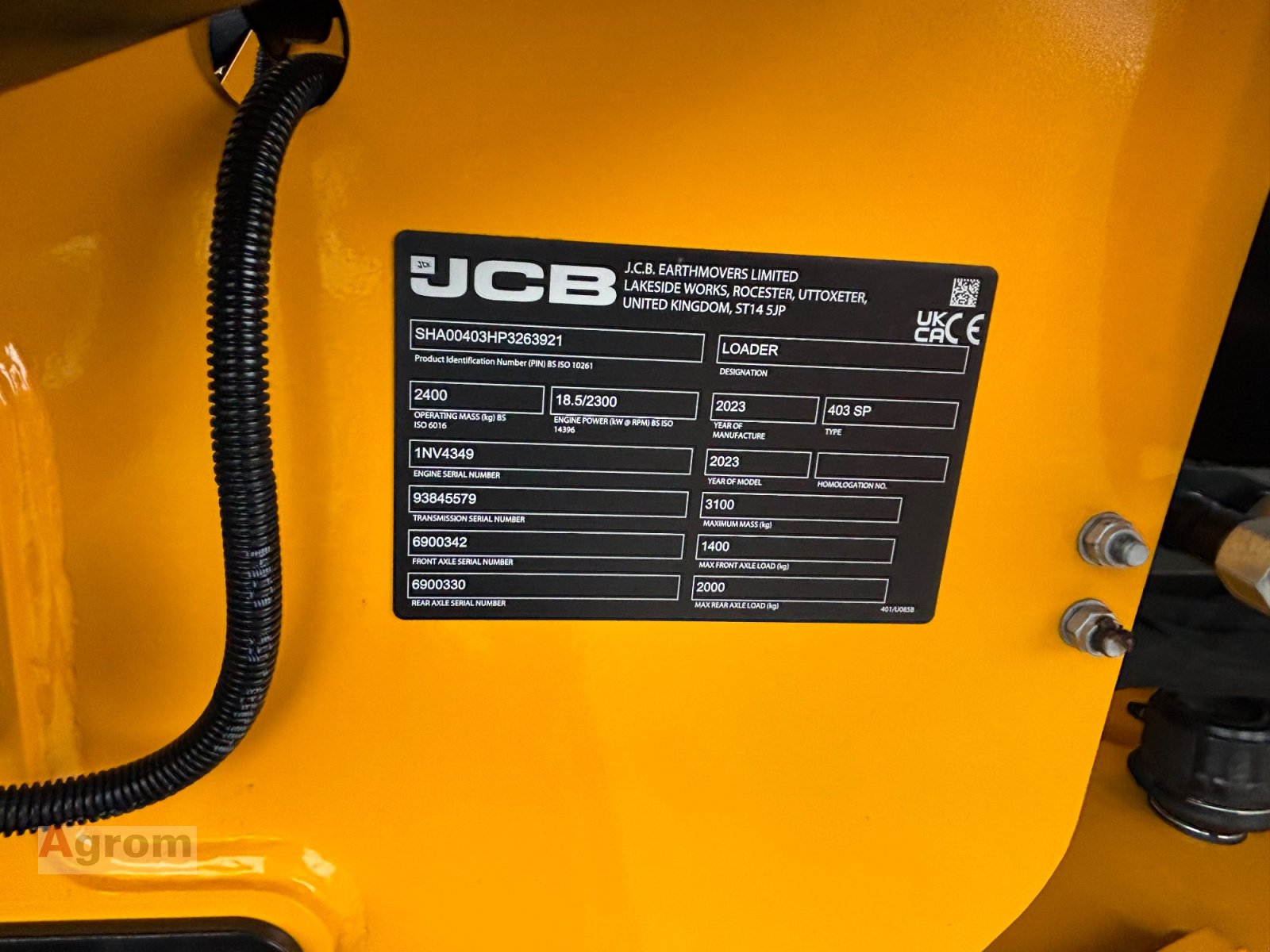Hoflader типа JCB 403 Smart Power, Neumaschine в Gesingen (Фотография 8)