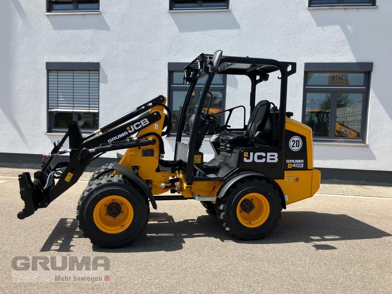 Hoflader of the type JCB 403 Smart Power, Gebrauchtmaschine in Friedberg-Derching (Picture 3)