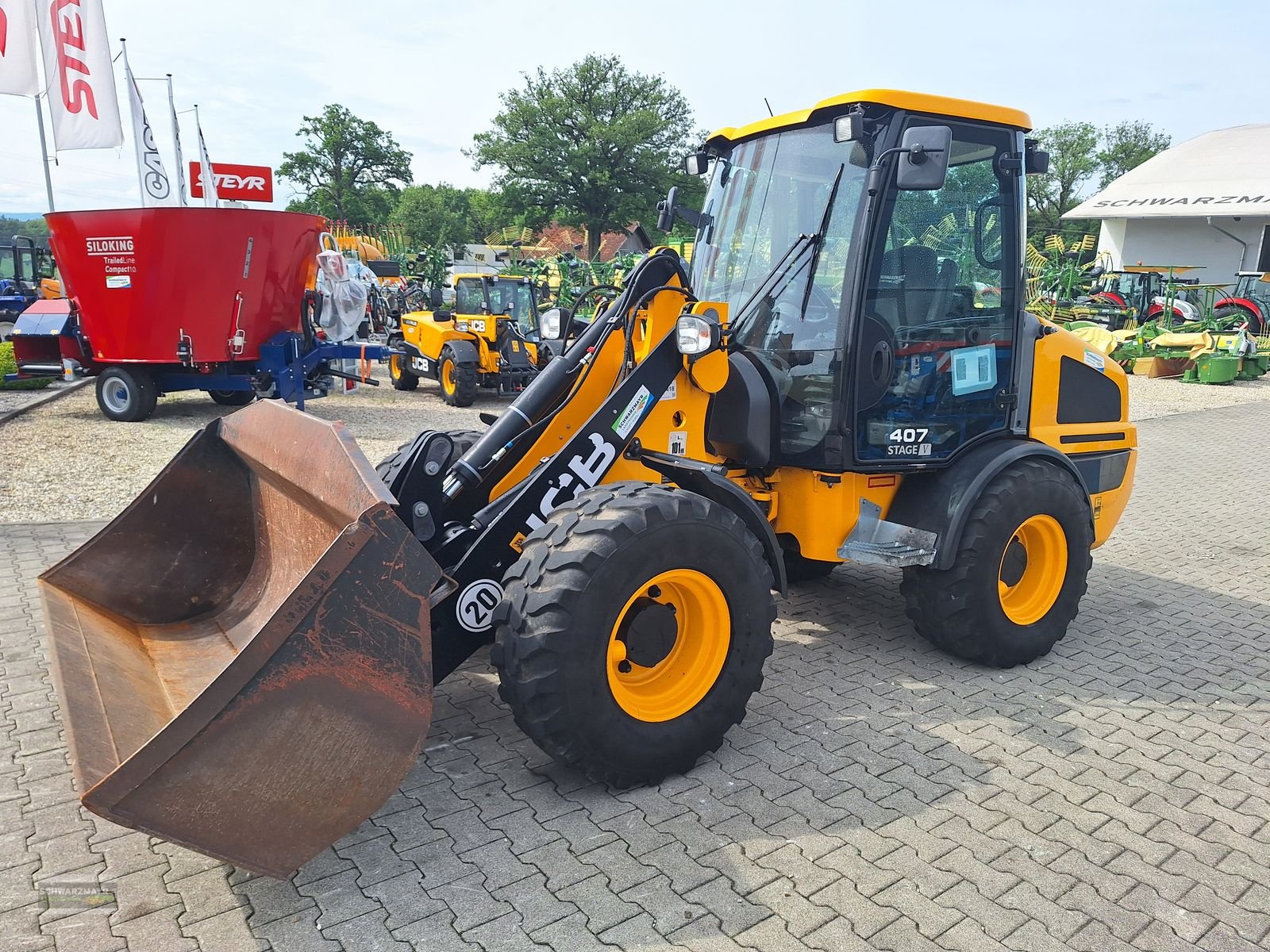 Hoflader des Typs JCB 407 SV, Vorführmaschine in Aurolzmünster (Bild 5)