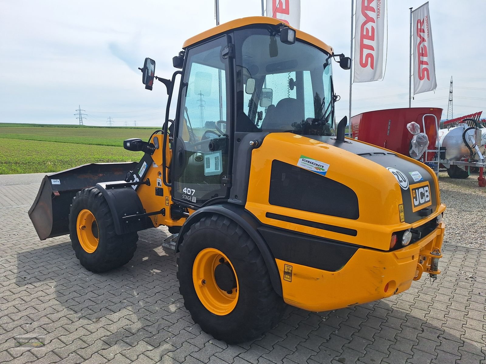 Hoflader des Typs JCB 407 SV, Vorführmaschine in Aurolzmünster (Bild 7)
