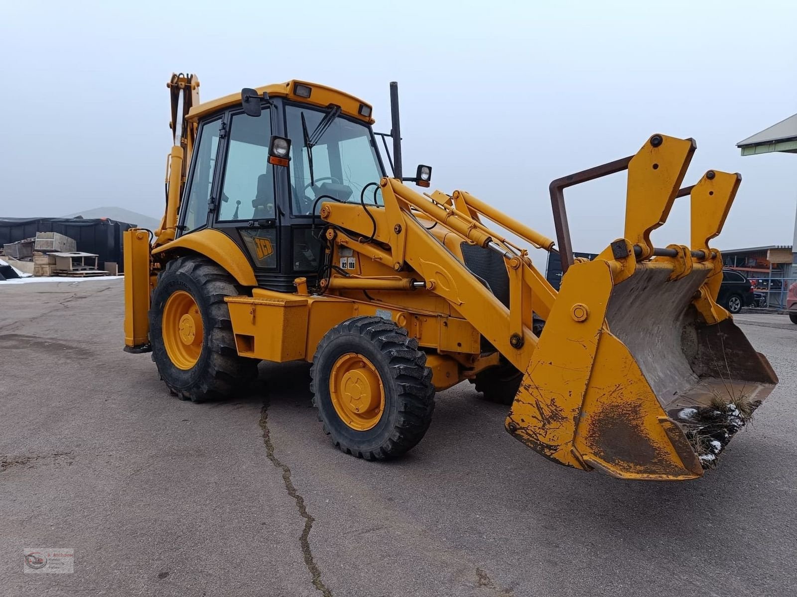 Hoflader del tipo JCB CB 3CX-4 Baggerlader Allrad, Gebrauchtmaschine In Dimbach (Immagine 5)