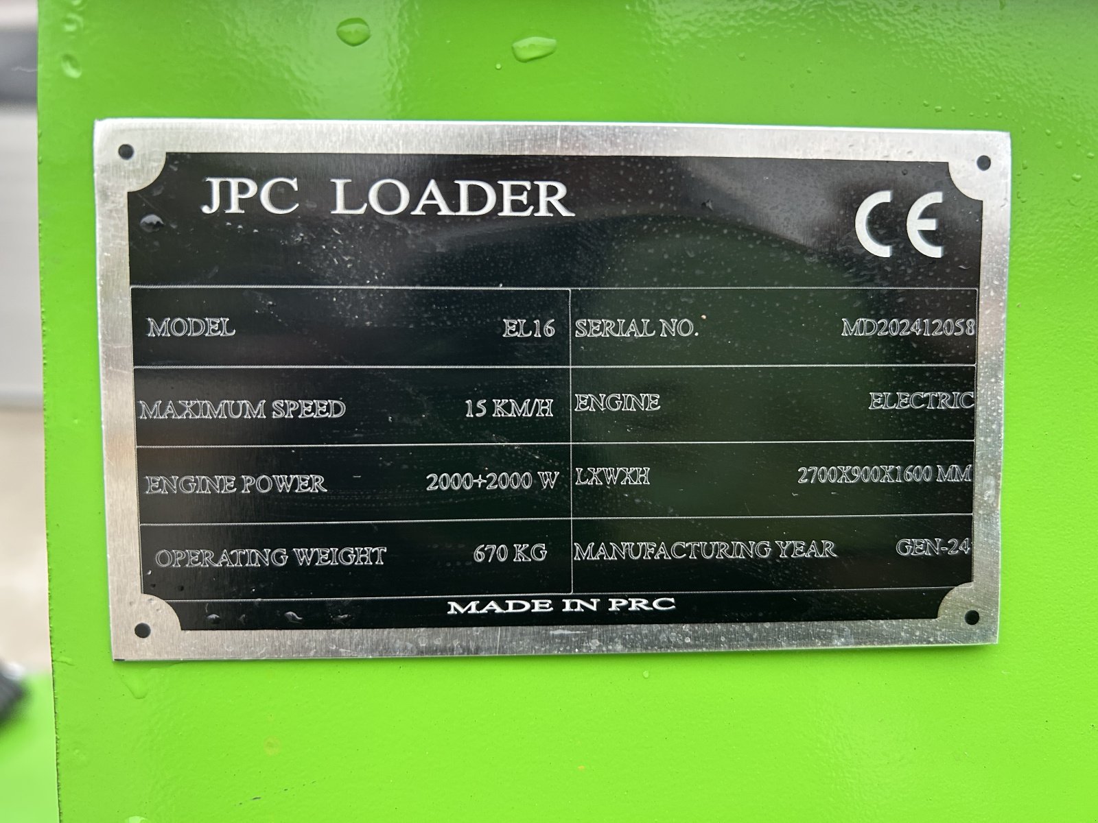 Hoflader of the type JCB EL16, Neumaschine in Rennertshofen (Picture 10)