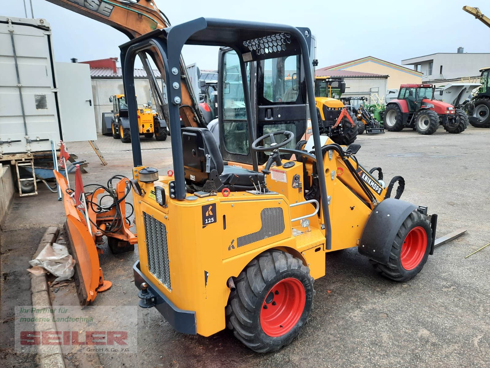 Hoflader a típus Knikmops KM 125 TE Schaufel Gabel Krokodil, Gebrauchtmaschine ekkor: Ansbach (Kép 4)