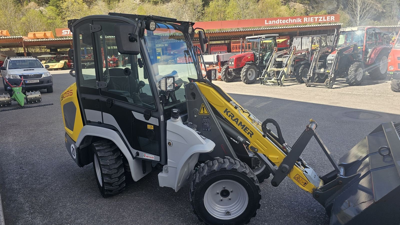 Hoflader des Typs Kramer Hoftrac 5035, Gebrauchtmaschine in Ried im Oberinntal (Bild 4)