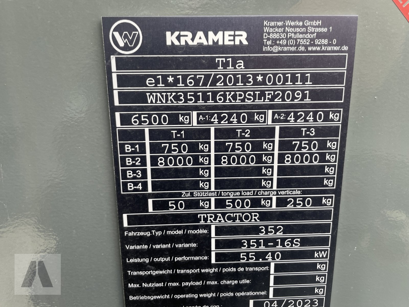 Hoflader of the type Kramer KL 37.8, Neumaschine in Eching (Picture 15)