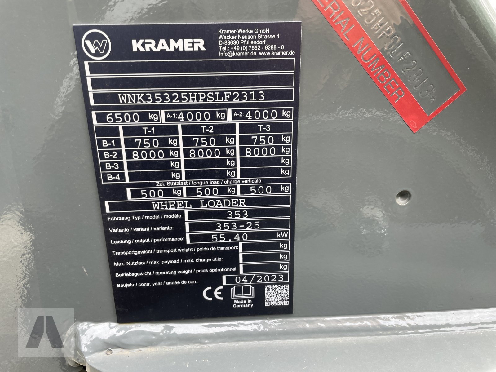 Hoflader a típus Kramer KL 38.5, Neumaschine ekkor: Eching (Kép 15)