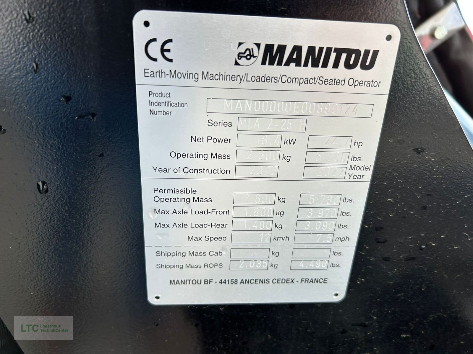 Hoflader of the type Manitou Hoflader MLA 2-25, Vorführmaschine in Eggendorf (Picture 13)