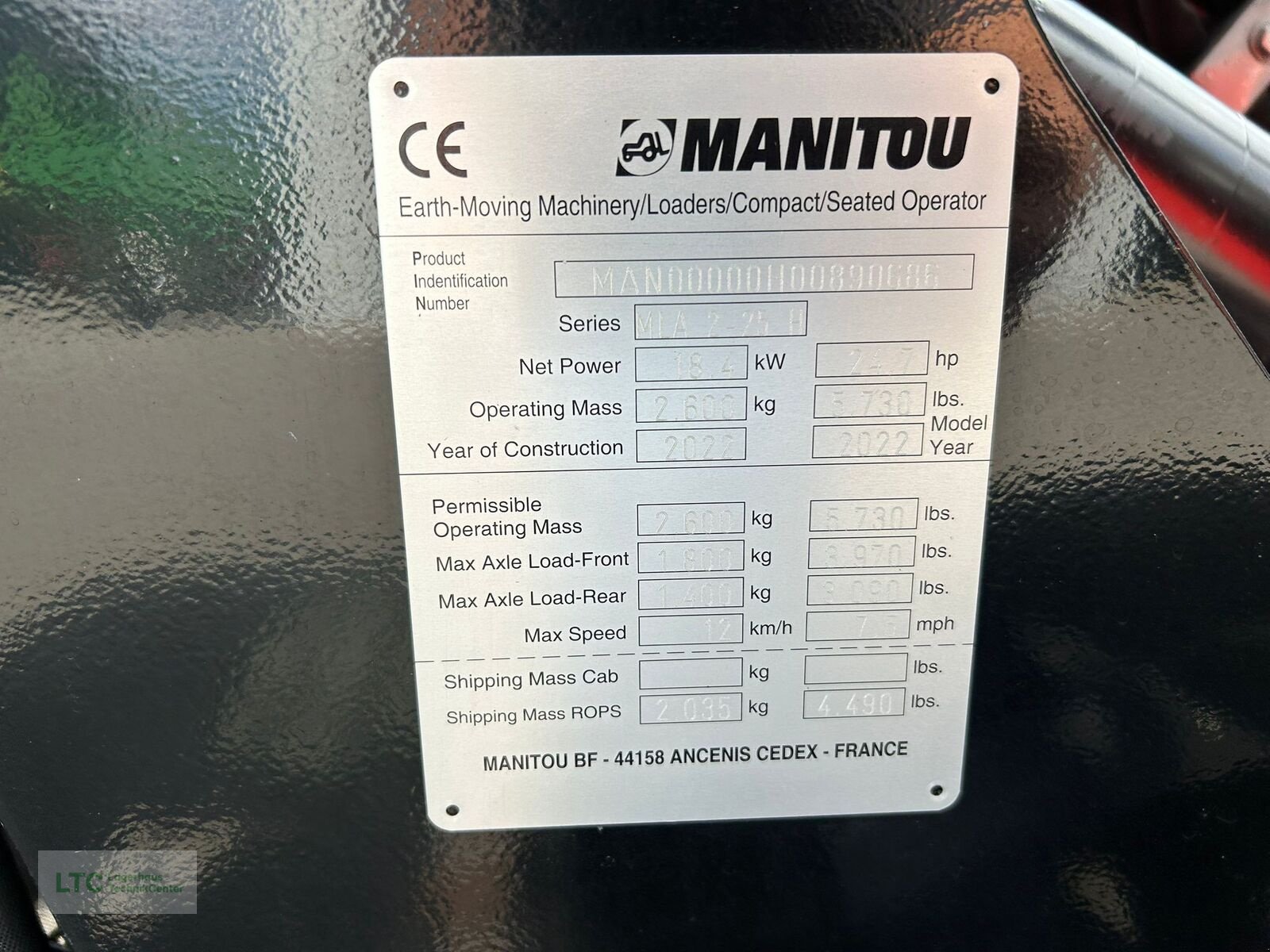 Hoflader a típus Manitou Hoflader MLA 2-25, Vorführmaschine ekkor: Eggendorf (Kép 14)