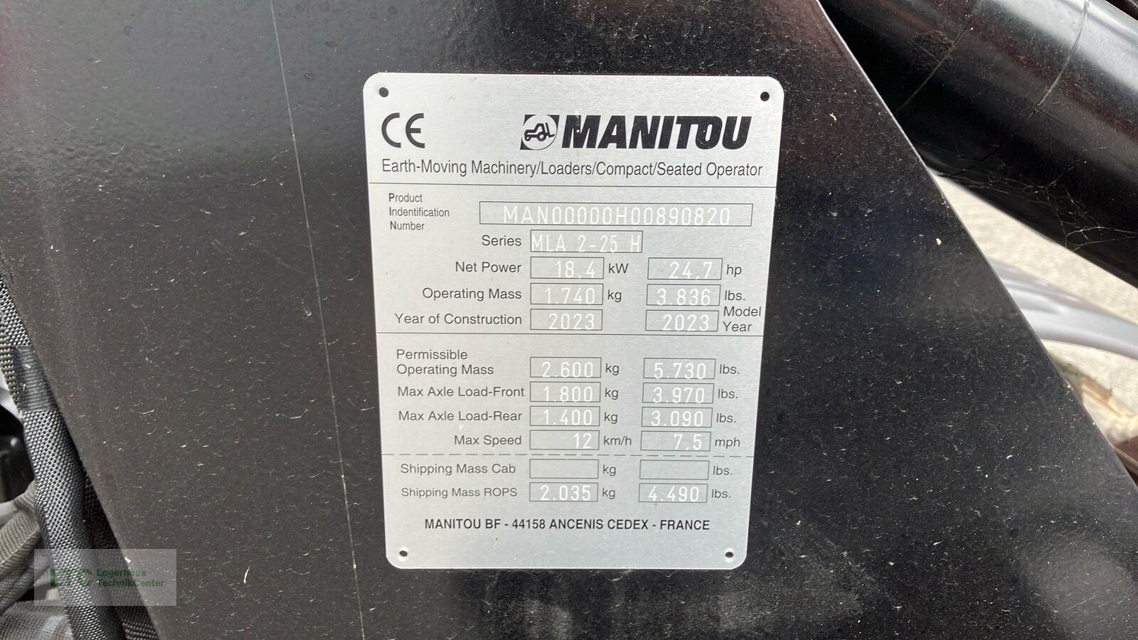 Hoflader typu Manitou MLA 2-25 H, Vorführmaschine v Korneuburg (Obrázek 19)