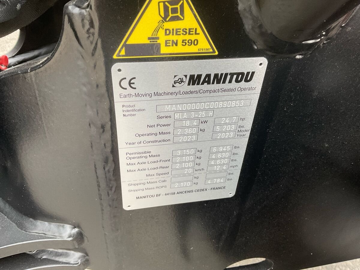 Hoflader tip Manitou MLA 3-25 H, Neumaschine in Zwettl (Poză 13)