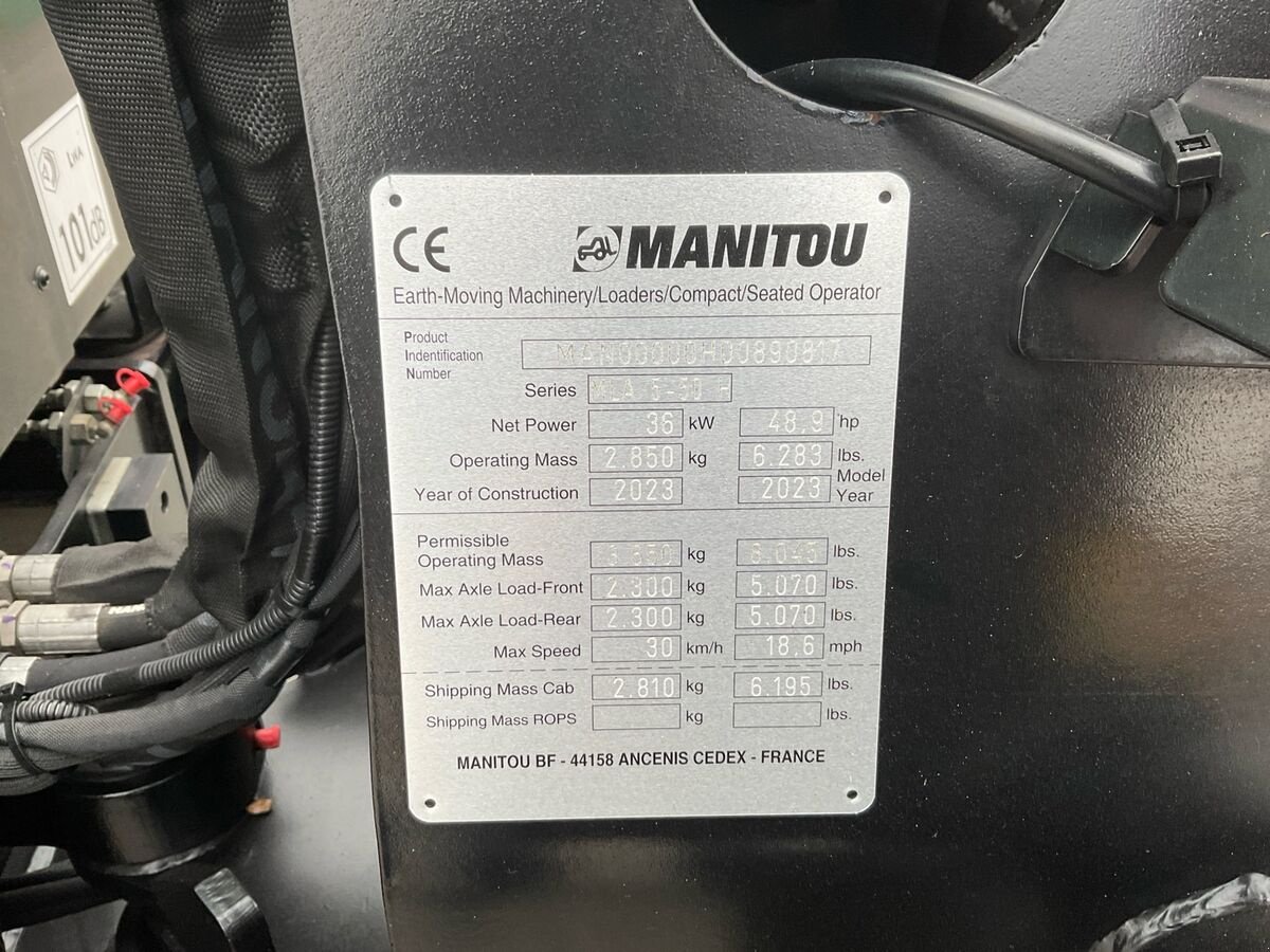 Hoflader van het type Manitou MLA 5-50 H, Vorführmaschine in Zwettl (Foto 14)
