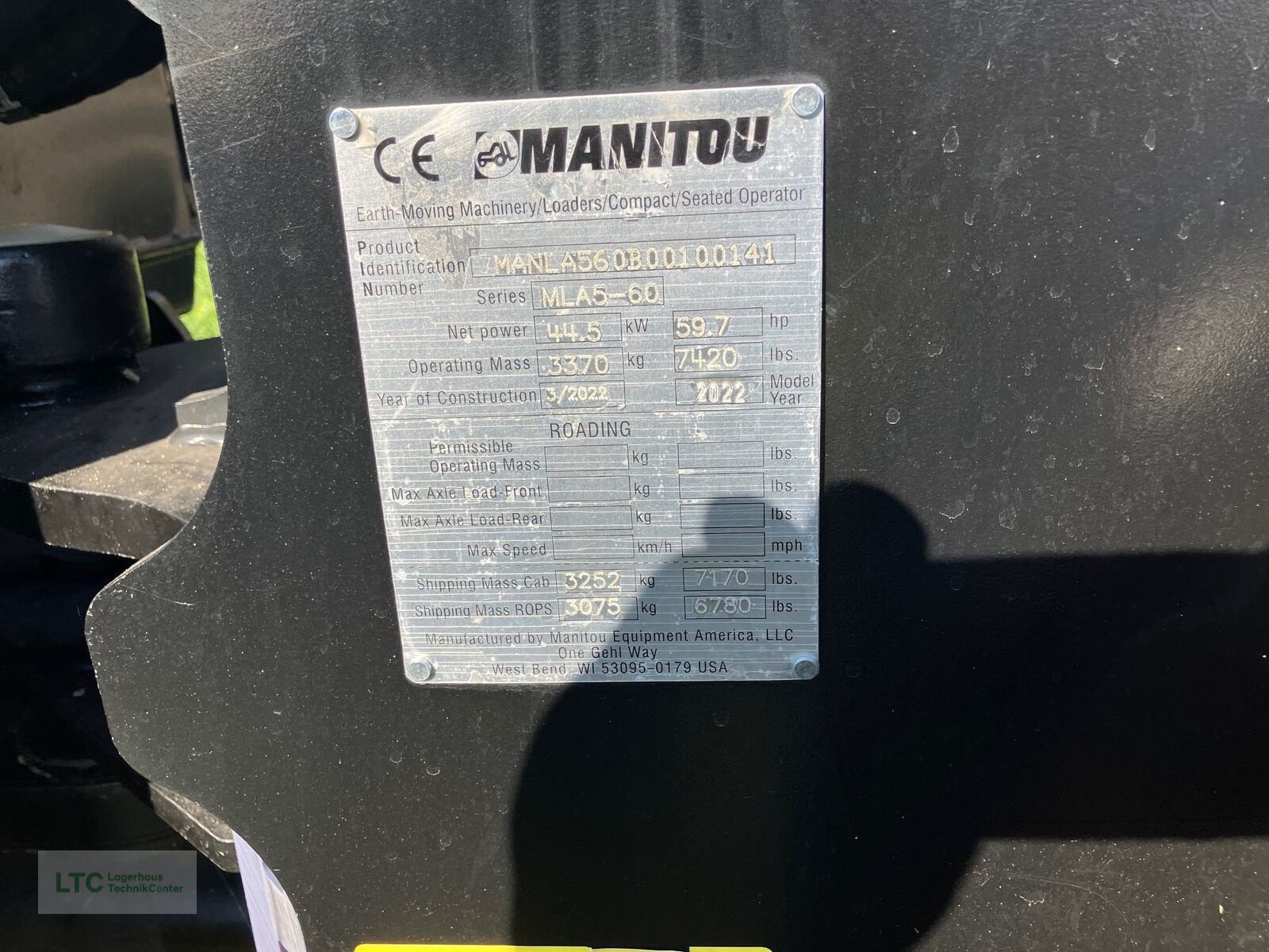 Hoflader of the type Manitou MLA5-60 Knicklader, Gebrauchtmaschine in Herzogenburg (Picture 15)