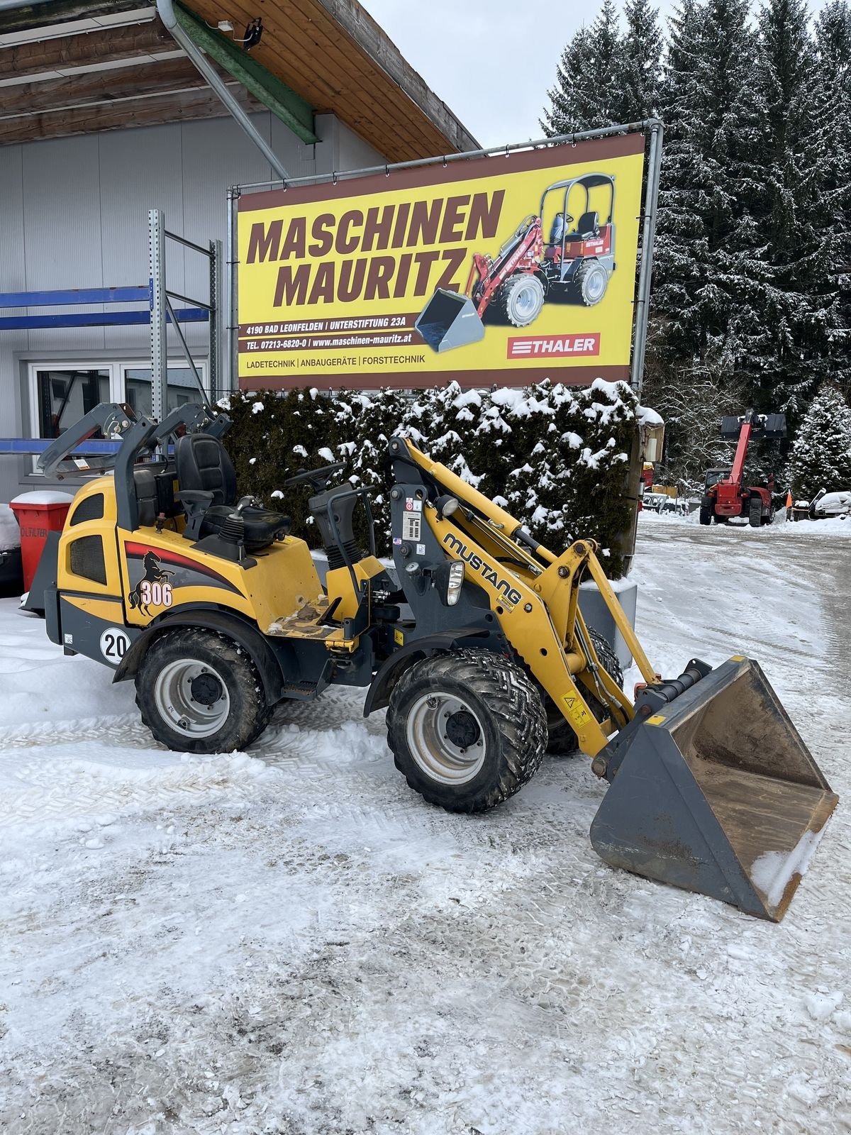 Hoflader des Typs Manitou Mustang AL 306, Gebrauchtmaschine in Bad Leonfelden (Bild 1)