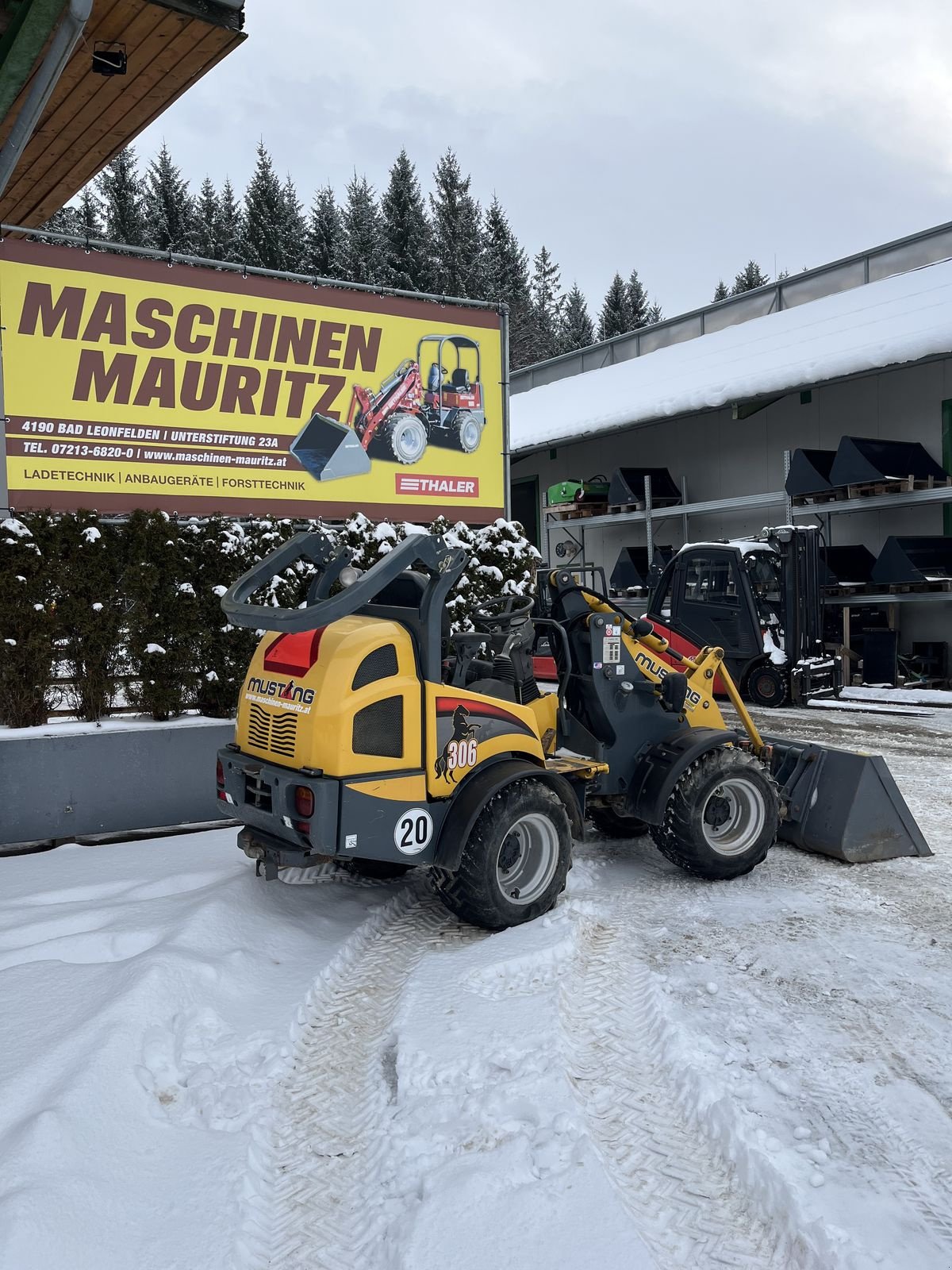 Hoflader des Typs Manitou Mustang AL 306, Gebrauchtmaschine in Bad Leonfelden (Bild 3)