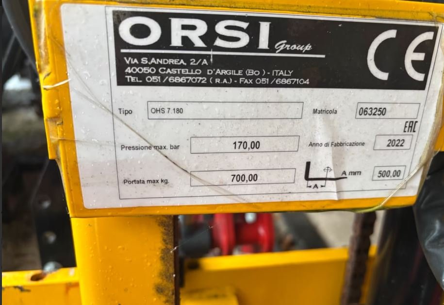 Hoflader tipa Orsi Heckstapler Orsi, Gebrauchtmaschine u Essen (Slika 3)