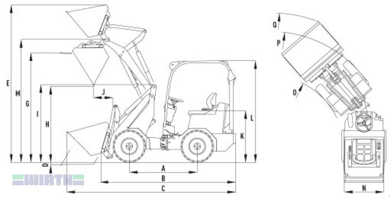 Hoflader del tipo Schäffer 1622 Hoflader "der kompakte kleine für Haus und Hof, Neumaschine In Buchdorf (Immagine 10)