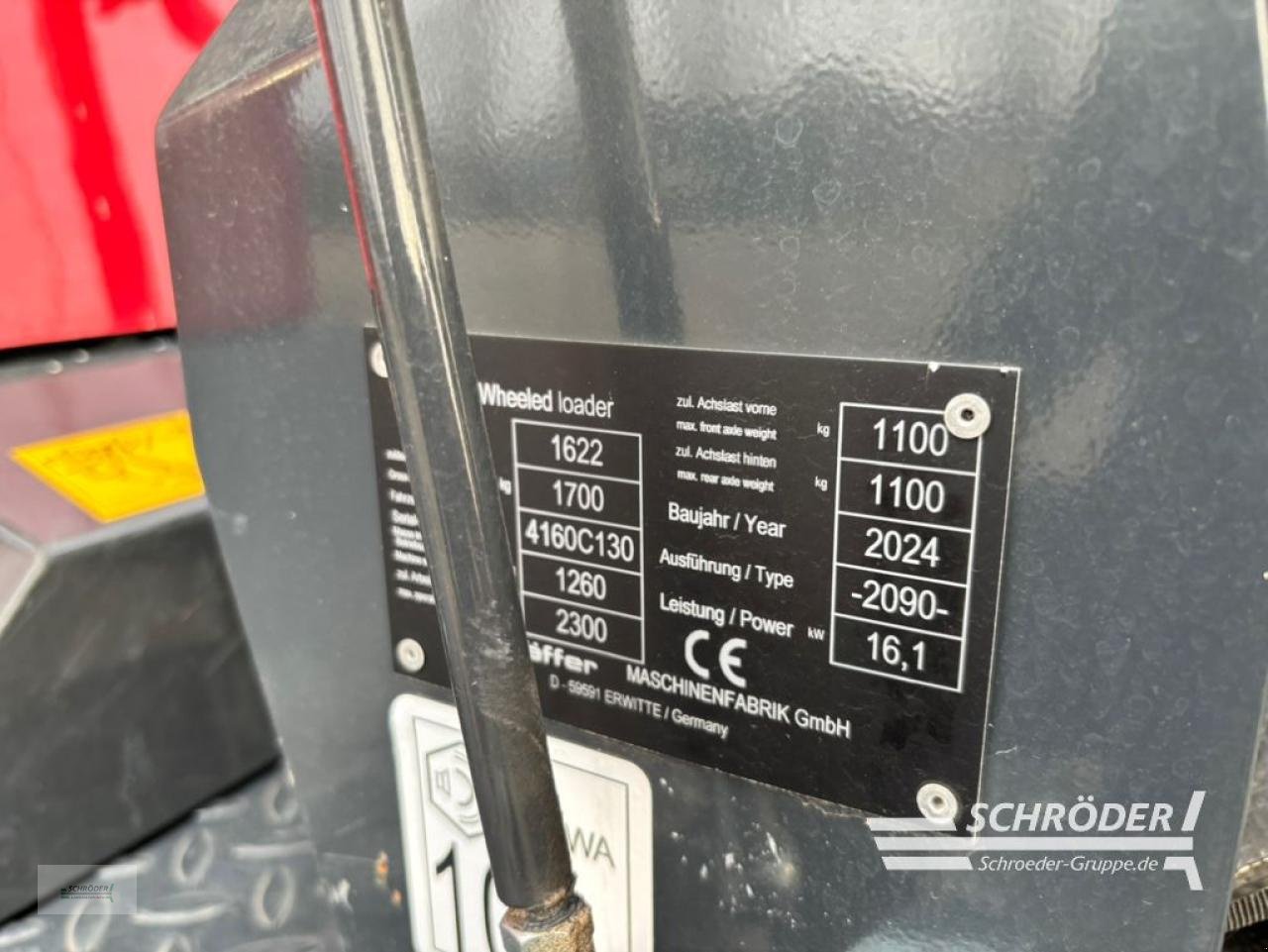 Hoflader typu Schäffer 1622, Neumaschine v Böhne (Obrázek 8)