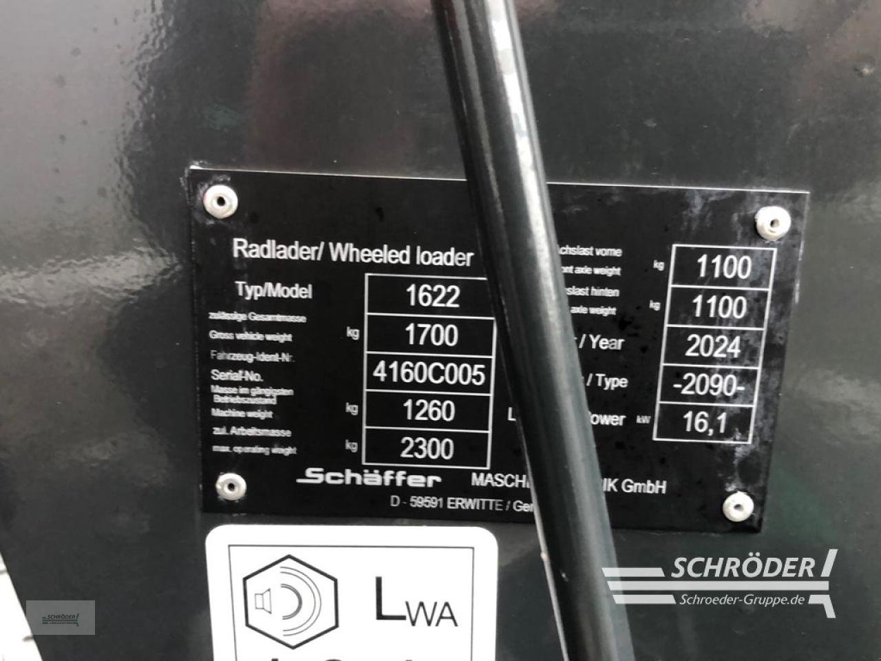 Hoflader Türe ait Schäffer 1622, Neumaschine içinde Ahlerstedt (resim 10)