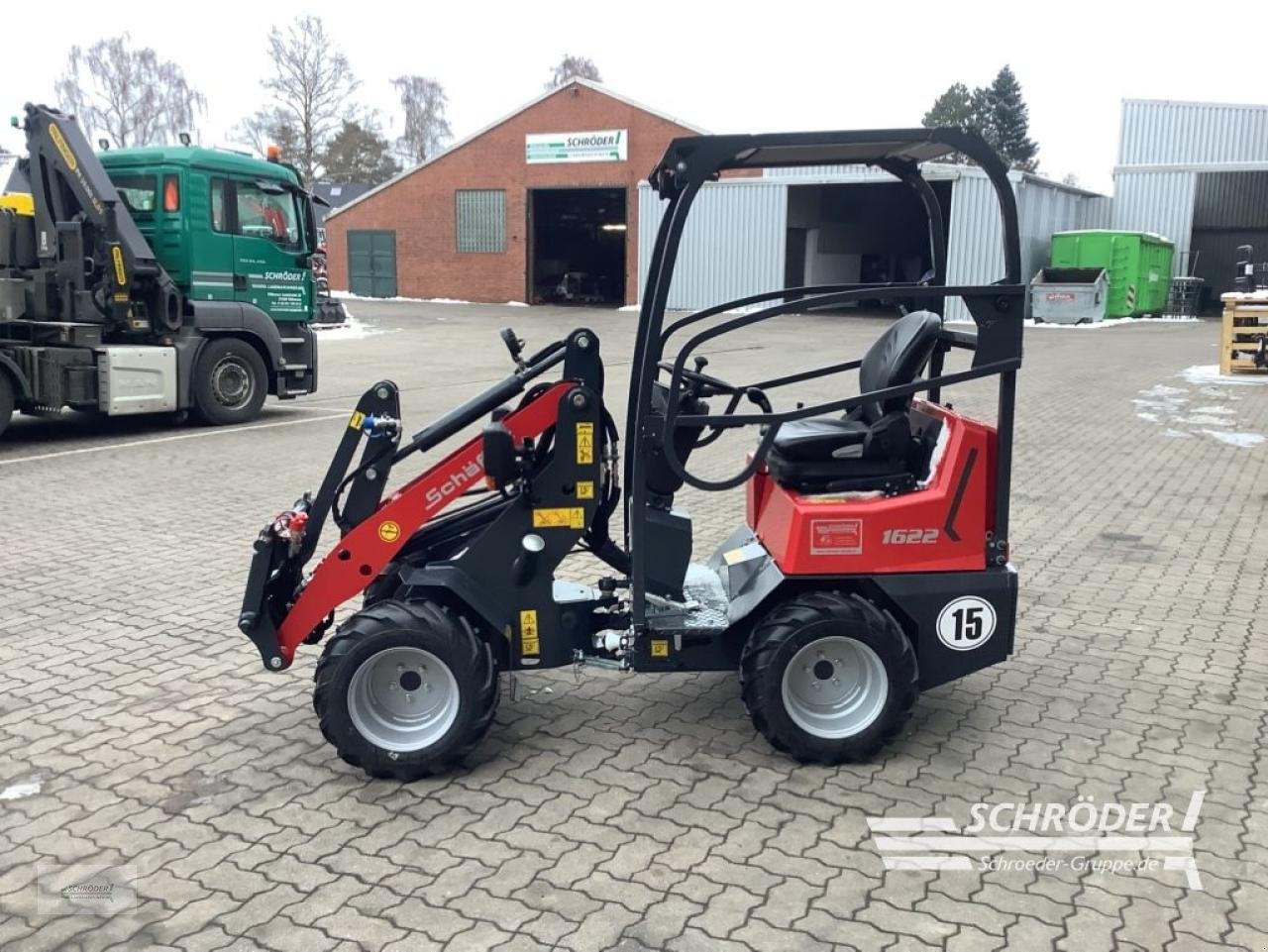 Hoflader типа Schäffer 1622, Neumaschine в Völkersen (Фотография 3)