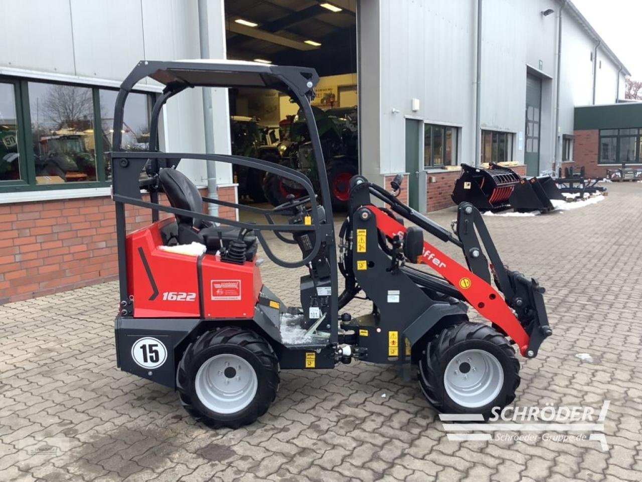 Hoflader типа Schäffer 1622, Neumaschine в Völkersen (Фотография 5)