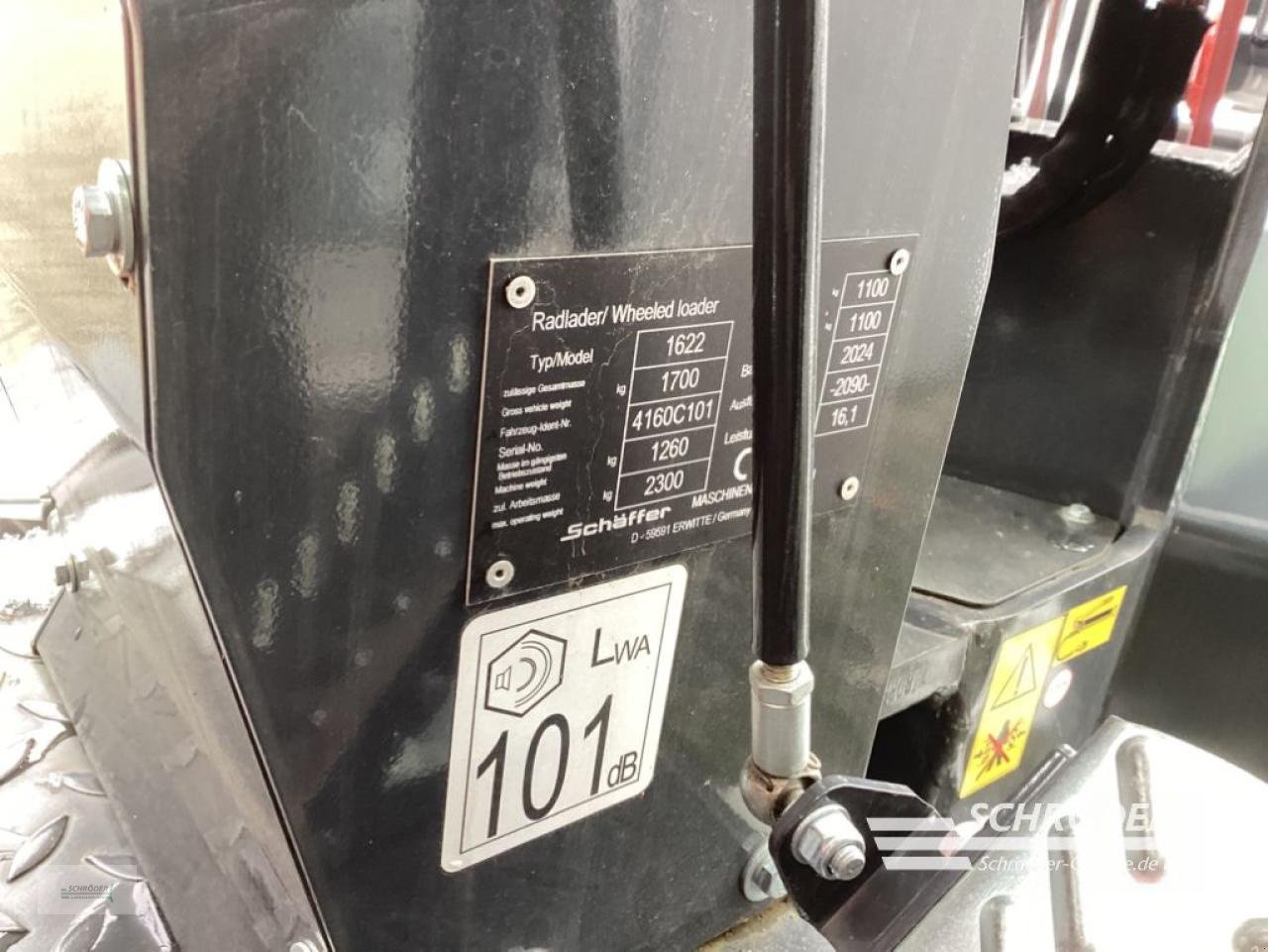 Hoflader типа Schäffer 1622, Neumaschine в Schwarmstedt (Фотография 4)