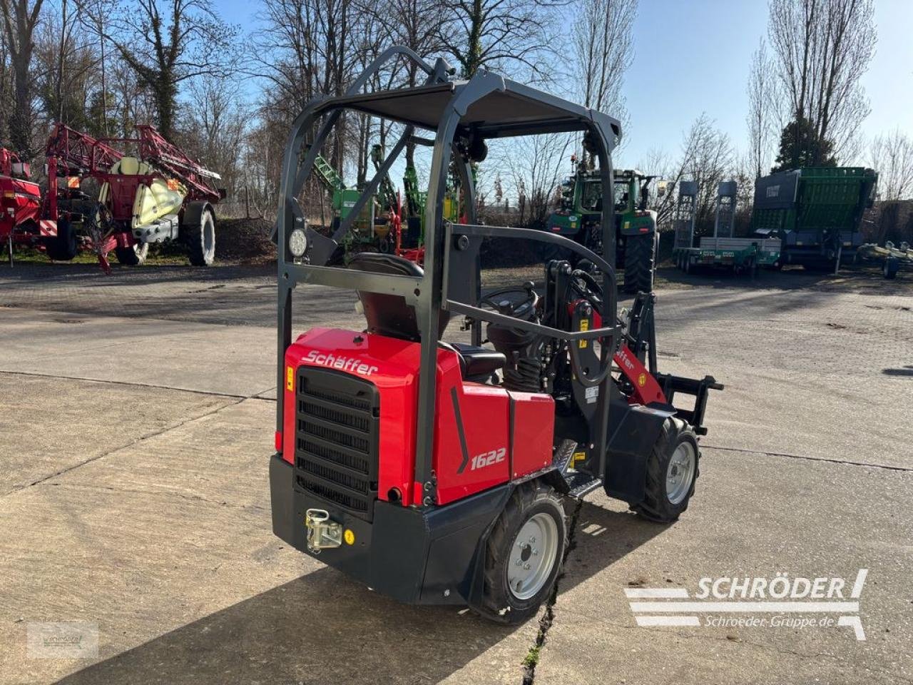 Hoflader typu Schäffer 1622, Neumaschine w Langenweddingen (Zdjęcie 4)