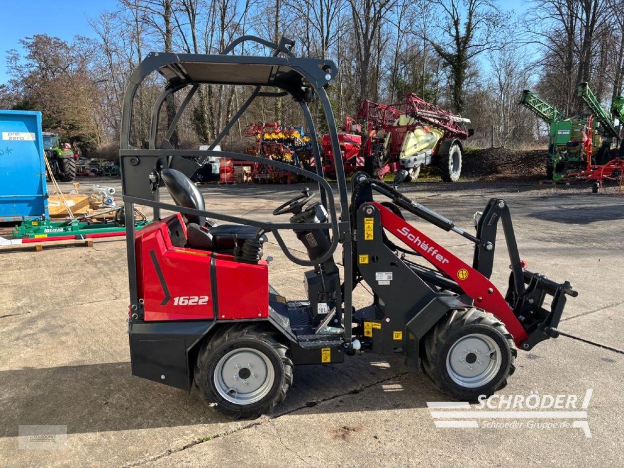 Hoflader typu Schäffer 1622, Neumaschine w Langenweddingen (Zdjęcie 5)