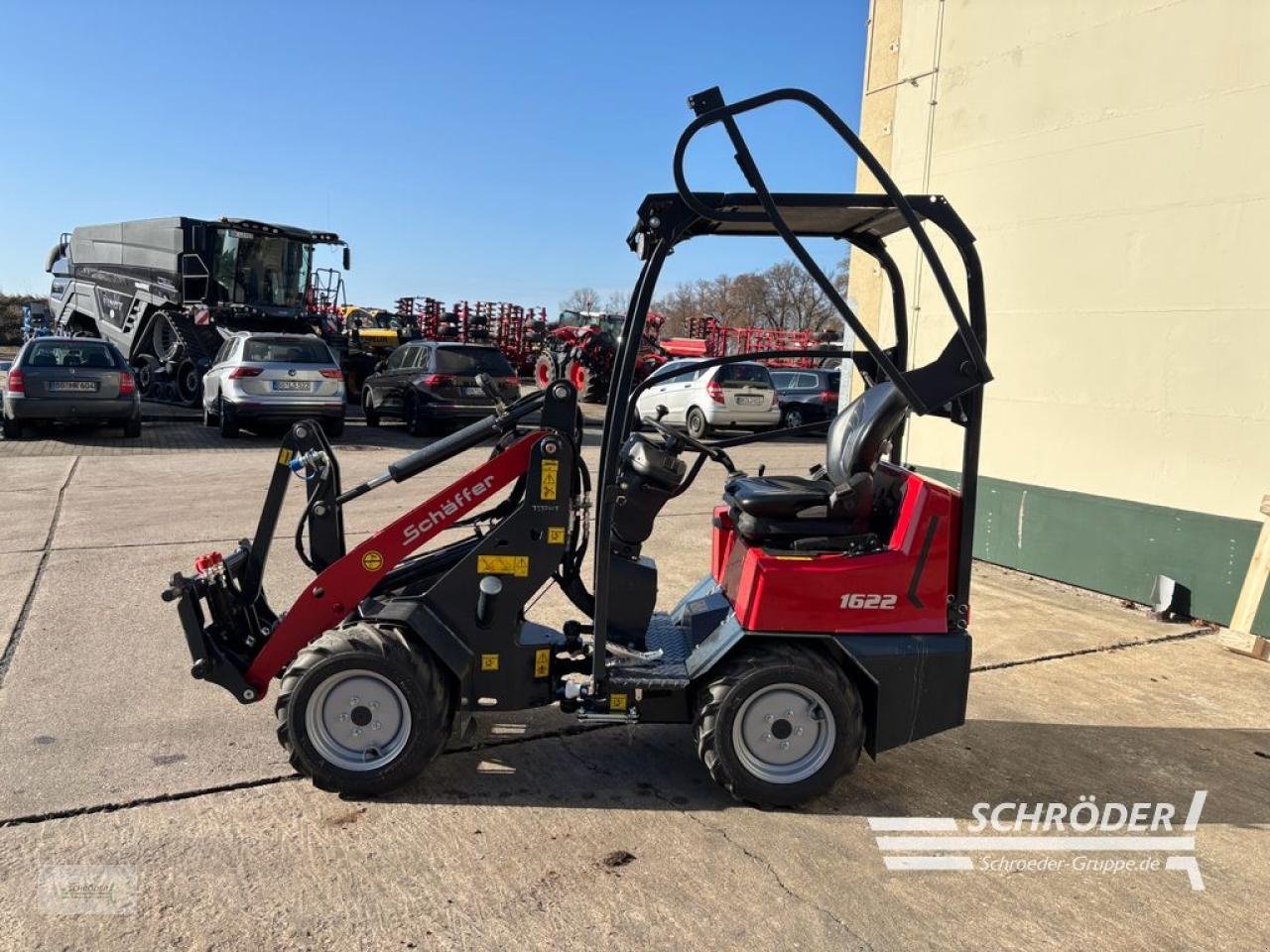 Hoflader typu Schäffer 1622, Neumaschine w Langenweddingen (Zdjęcie 6)