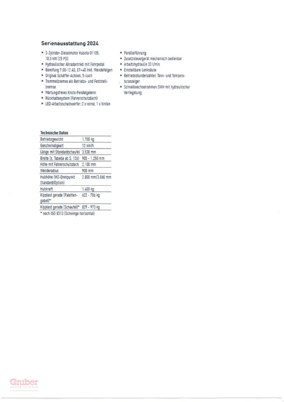 Hoflader za tip Schäffer 2024 S FSD, Neumaschine u Leipzig OT Engelsdorf (Slika 7)