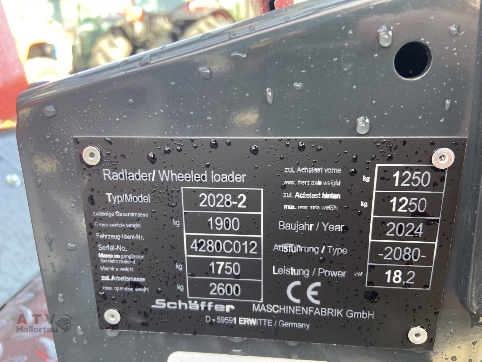 Hoflader des Typs Schäffer 2028-2 sofort Verfügbar!, Neumaschine in Schweitenkirchen (Bild 8)