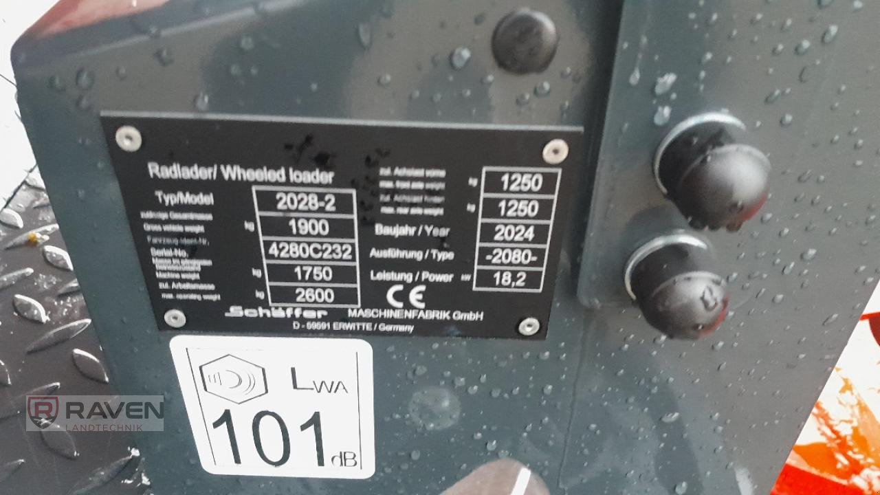 Hoflader des Typs Schäffer 2028-2, Neumaschine in Sulingen (Bild 13)