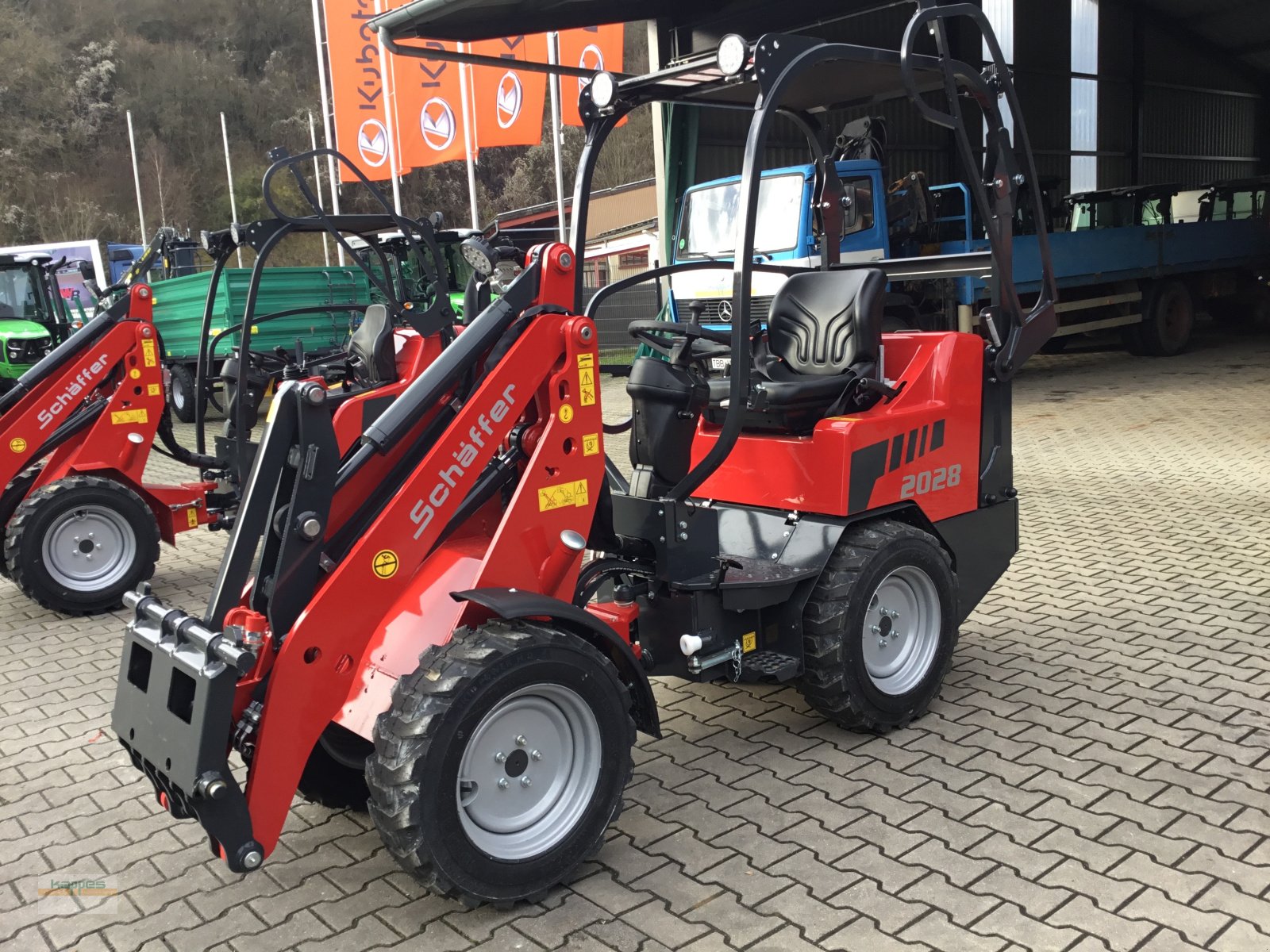 Hoflader of the type Schäffer 2028-2, Neumaschine in Niederstetten (Picture 1)
