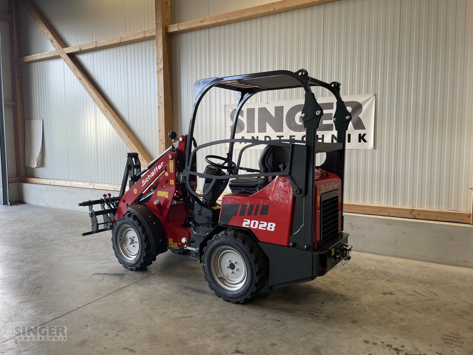 Hoflader des Typs Schäffer 2028-2, Neumaschine in Ebenhofen (Bild 3)